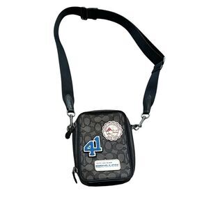 Coach Stanton Crossbody in Signature Jacquard with Ski Patches - Rare Design